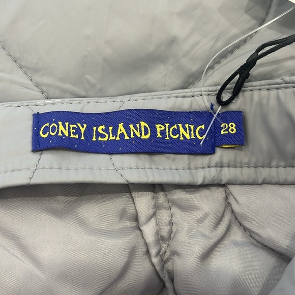 Coney Island Picnic Alpine Slopes Sleet gray Mini Skirt women’s 28 (6-8) med. - Picture 5 of 9